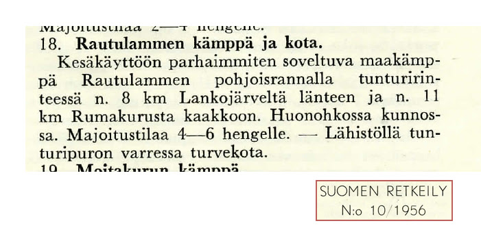 suomenretkeily 1956-1